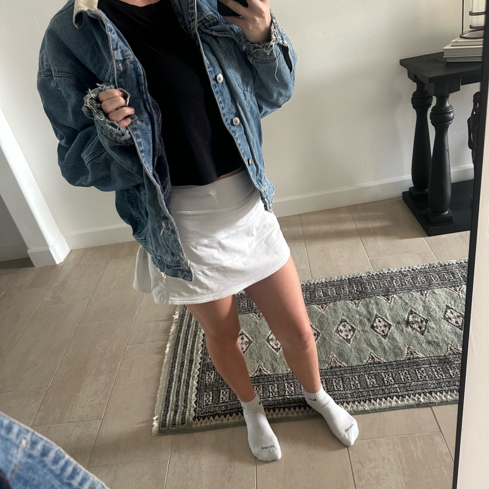 Vintage sturdy jean jacket w/ courduroy